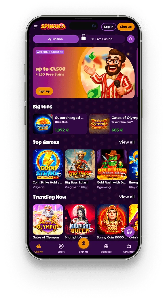 Spinania application